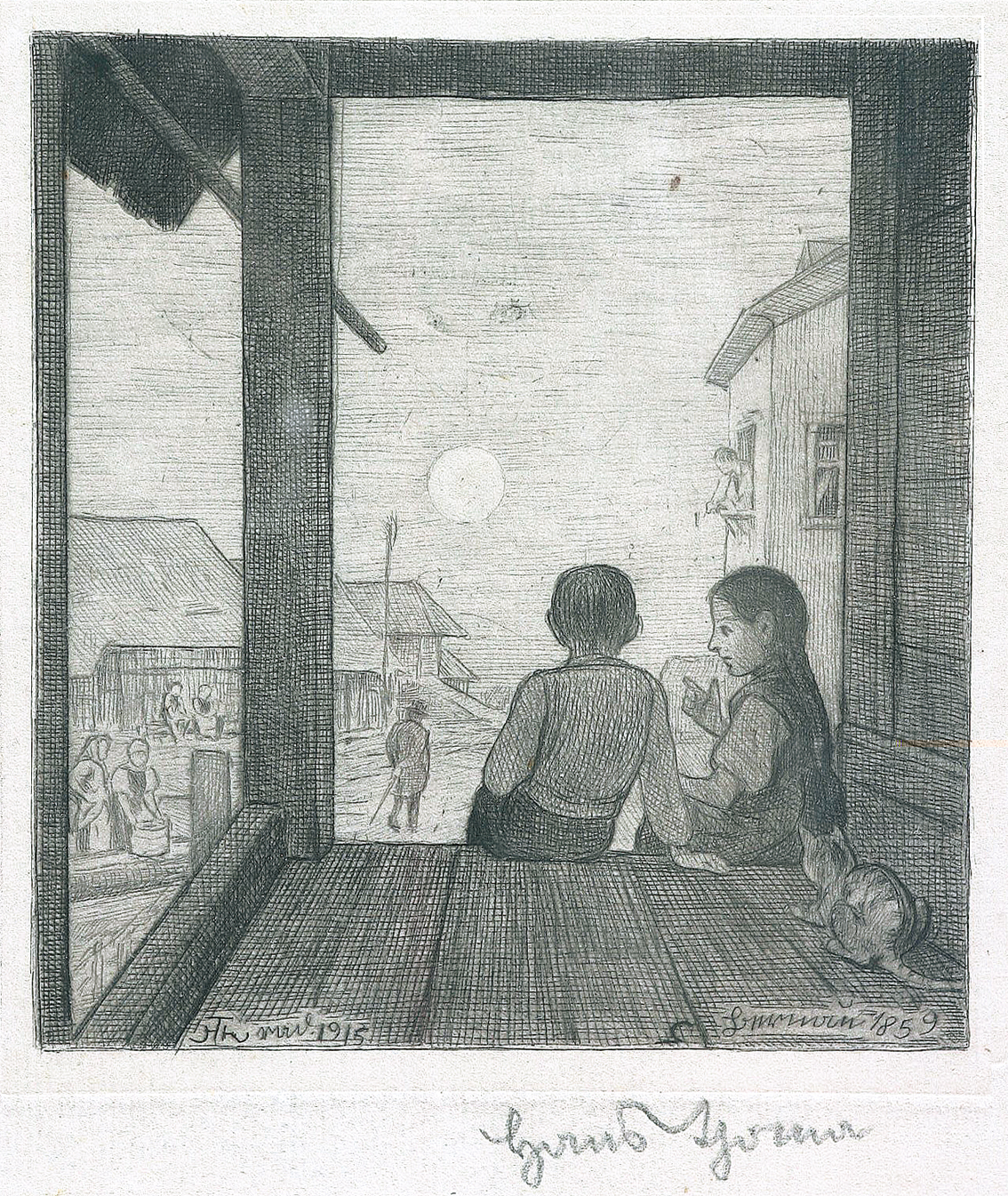 "Ein Abend im Schwarzwald im Jahre 1859"