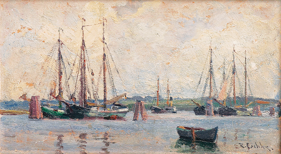 "The harbour of Travemünde"
