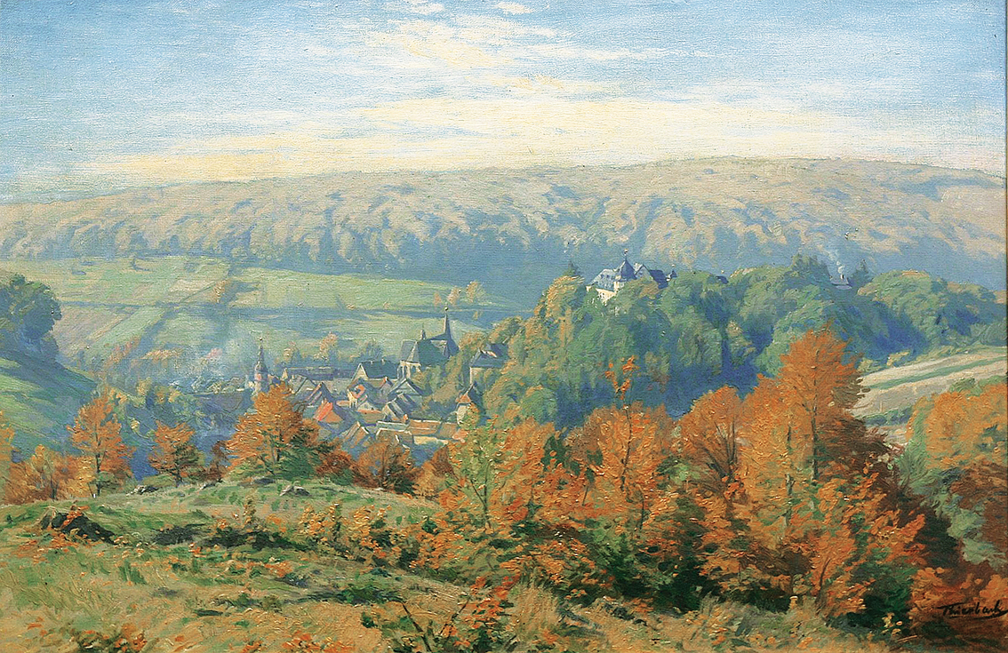 A view of Stolberg in autumn