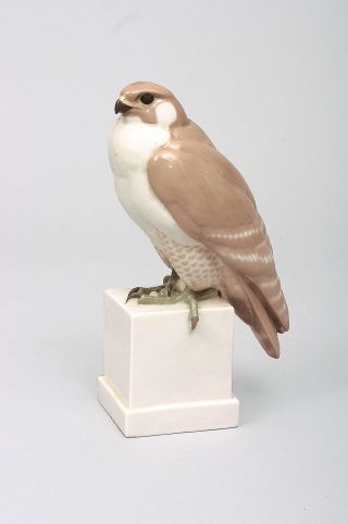 An animal figure 'sitting falcon'