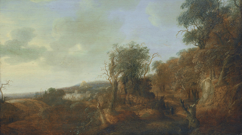 A landscape with a wanderer