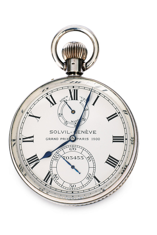 A rare chronometer by Solvil Genève