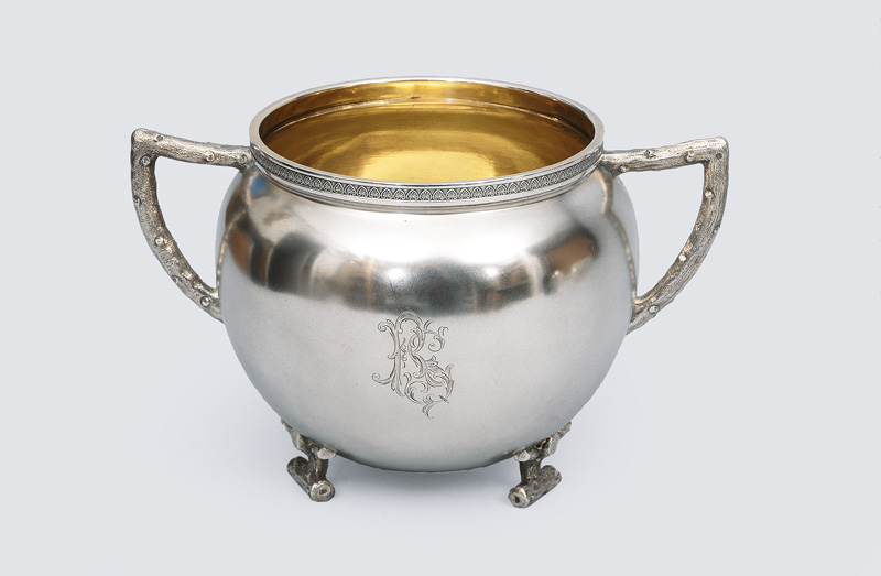 A russian punch handle bowl