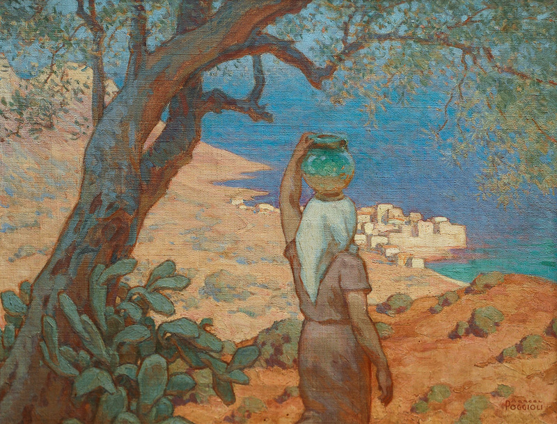 Water Carrier at the French Mediterranean Coast