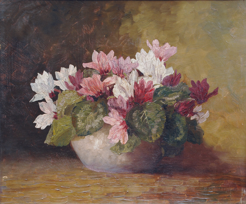 Floral Still Life with Cyclamen