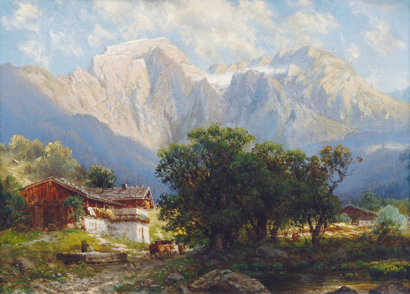 View on the Alps