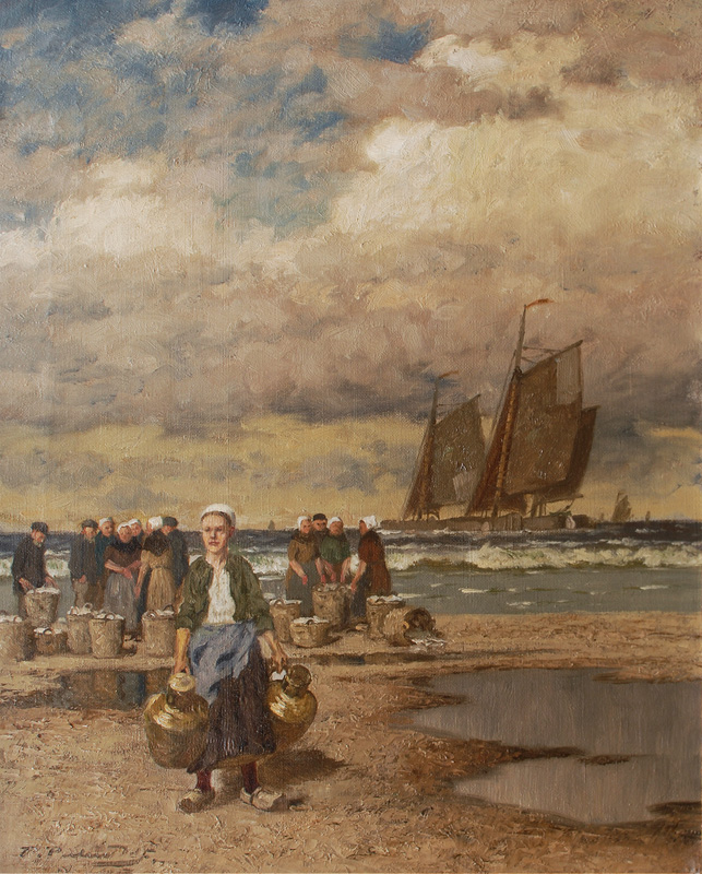Fischerfrauen am Strand