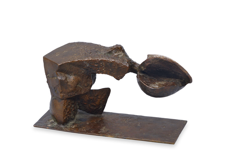 A modern bronze plastic "Composition"