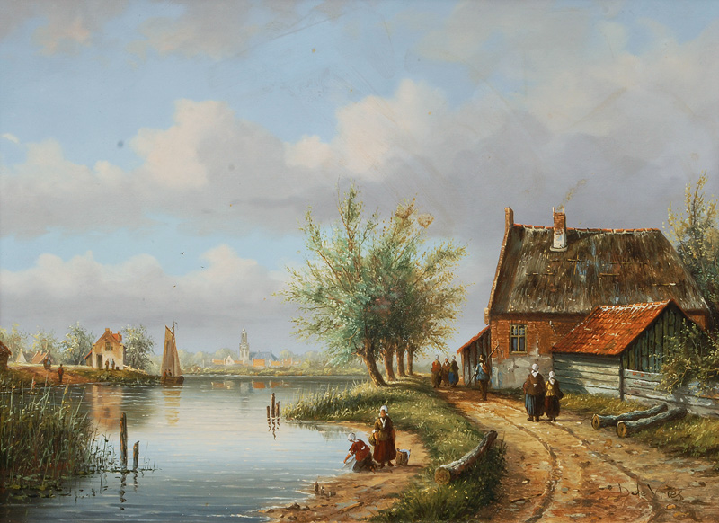 Cottage by a River