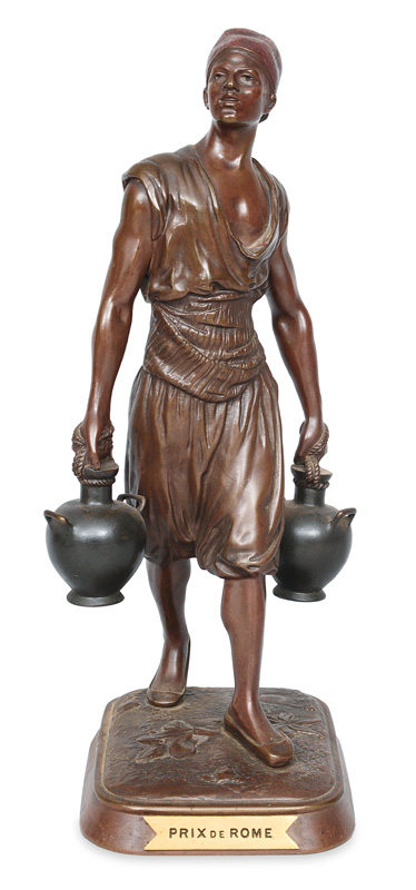 A french bronze figure "Oriental water carrier"