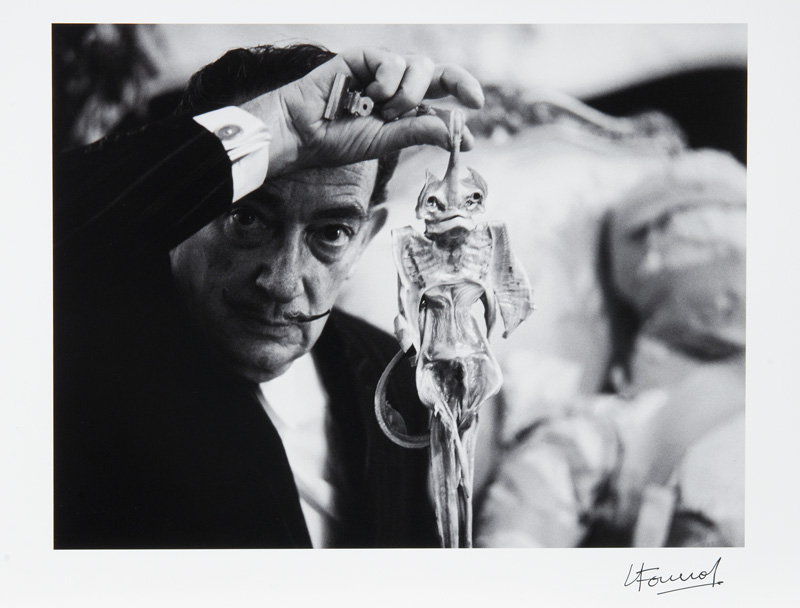 Salvador Dalí with Fish