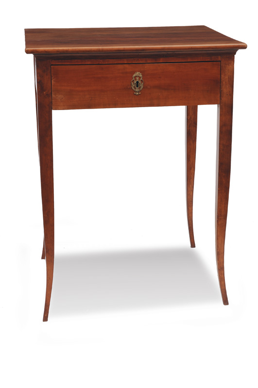 A small table in the style of Biedermeier