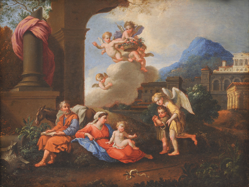 Rest on the Flight to Egypt with the Infant St. John