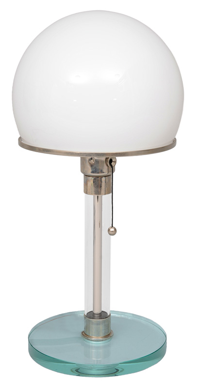 A Bauhaus table lamp