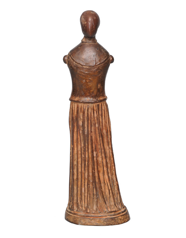Bronze-Figur "Stehende Gewandfigur"