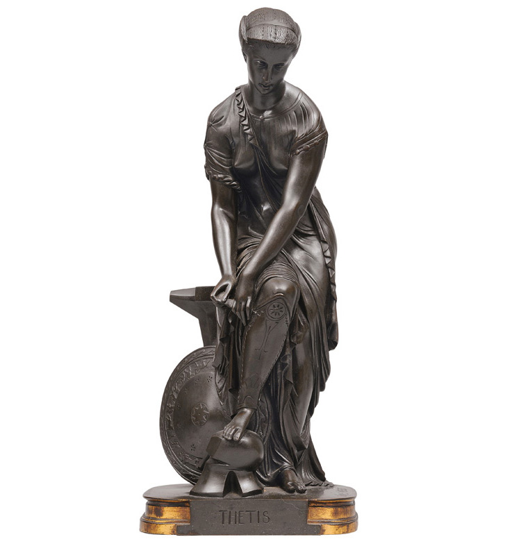 A bronze figure "Thetis"