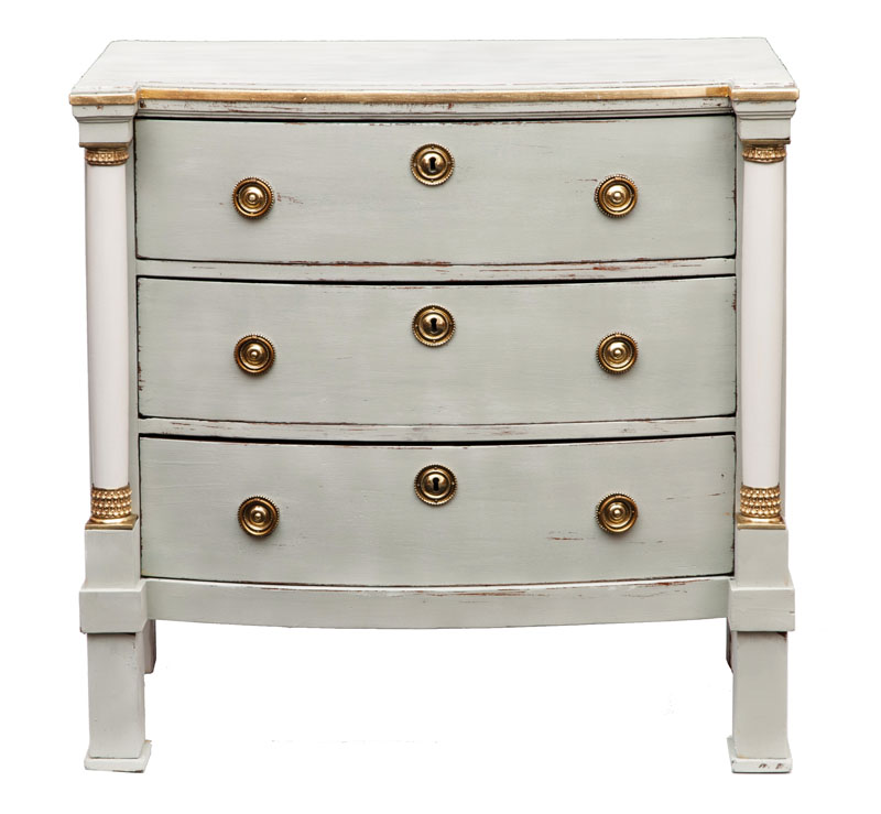 A classicistic chest of drawers