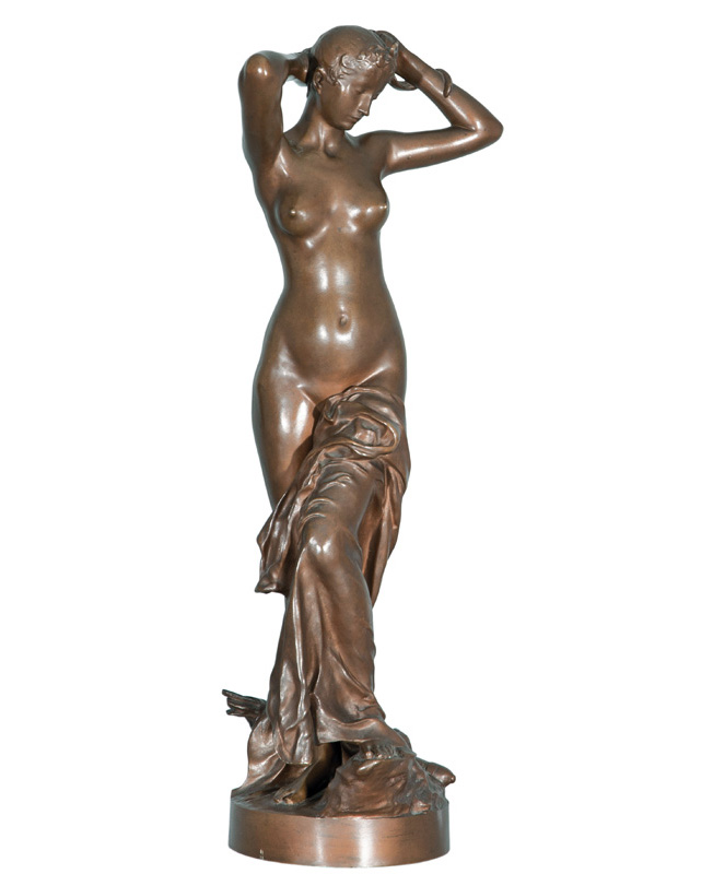 A bronze figure 'La Toilette de Diane'