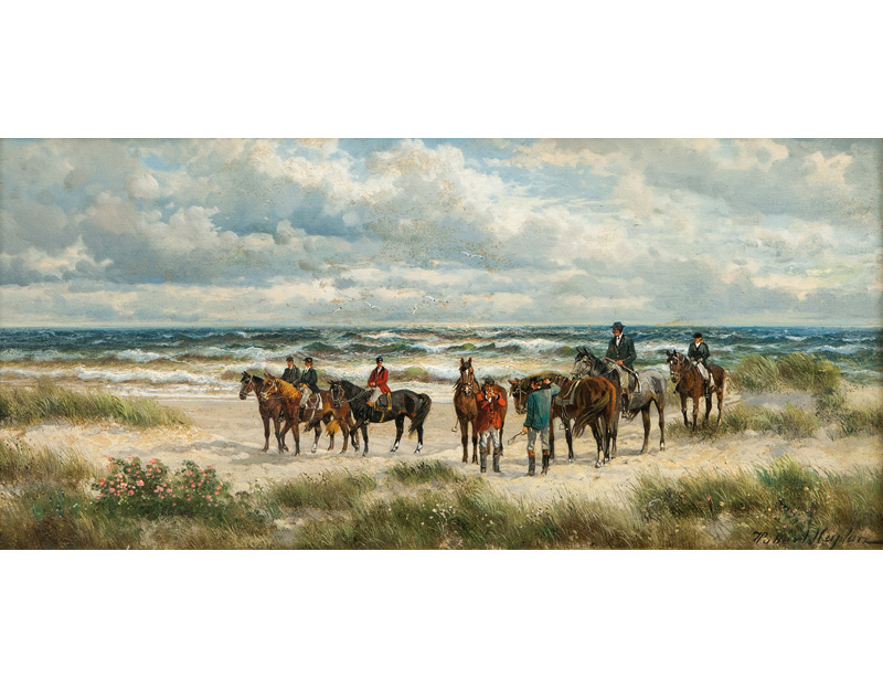 Horseriders on the Beach of Sylt