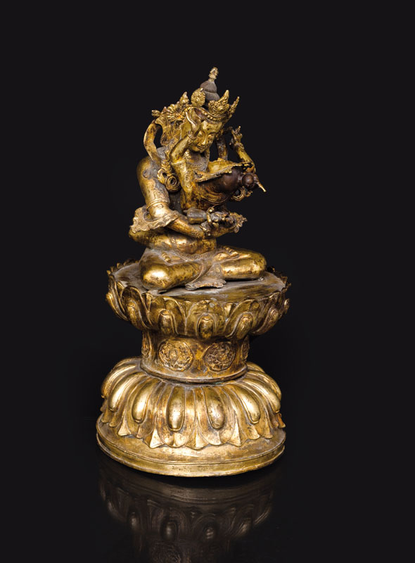 Große Bronze-Figur 'Vajradhara' - Bild 2