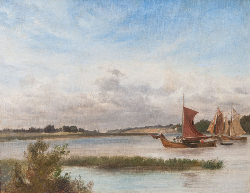Extensive Landscape with Boats