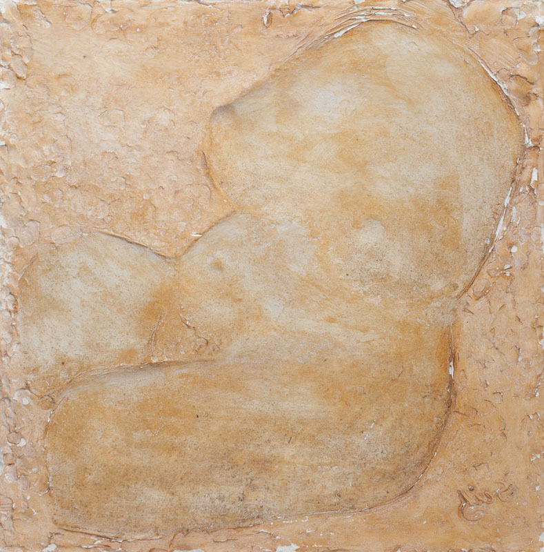 A plaster-relief 'female torso'