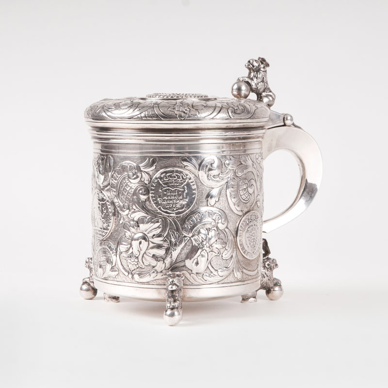 A magnificent beaker with rich Baroque decoration