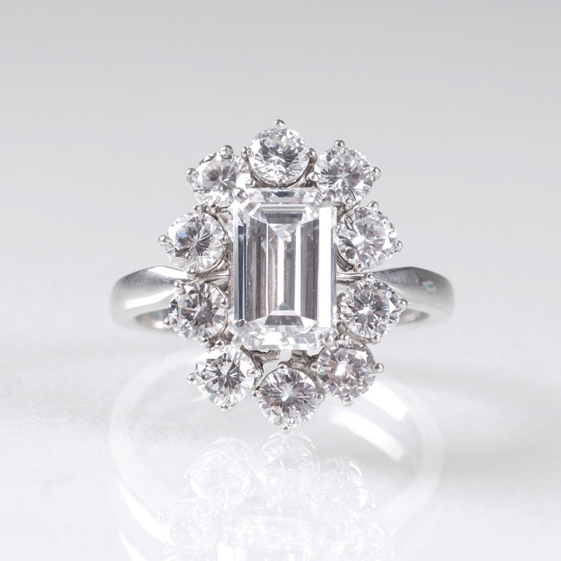 An extraordinary and high-grade solitaire diamond ring