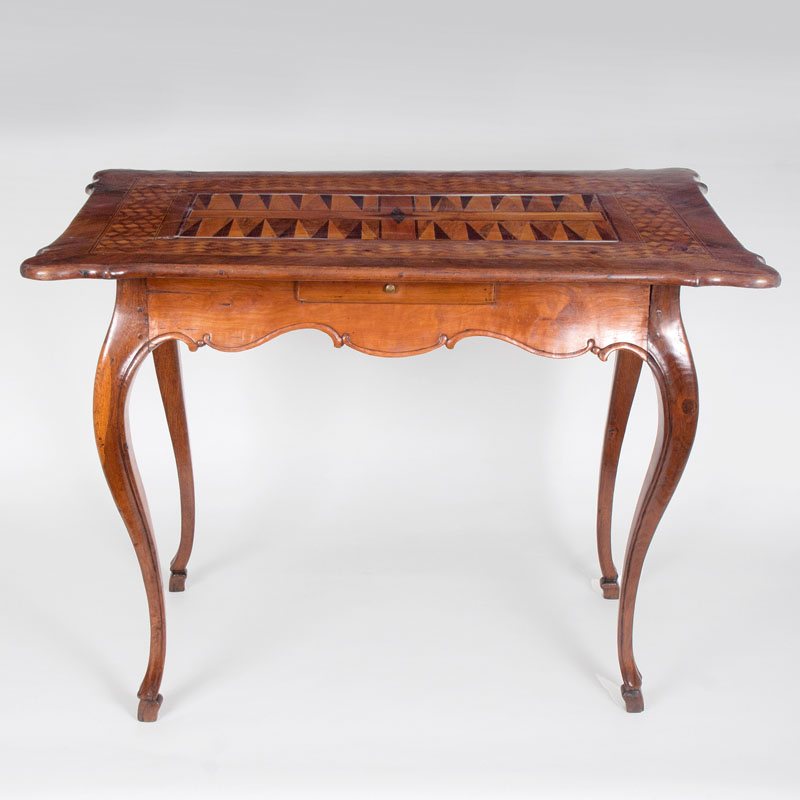 A baroque Backgammon Game Table