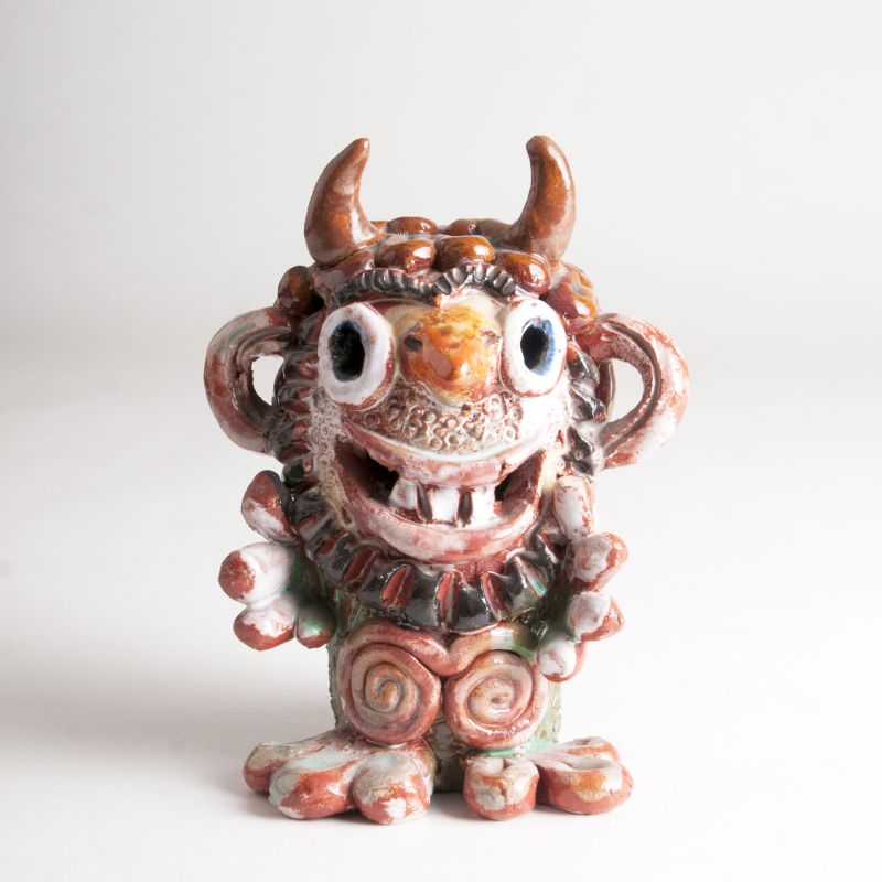 A ceramic sculpture 'Devil'