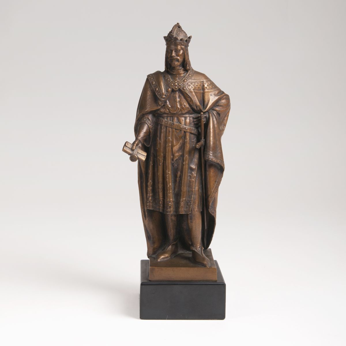 A bronze sculpture 'Charles IV'