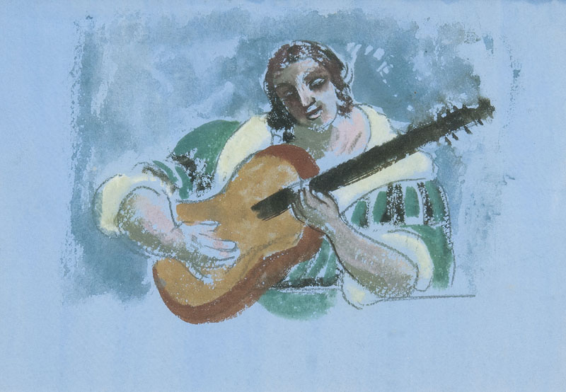 Lady with Guitar