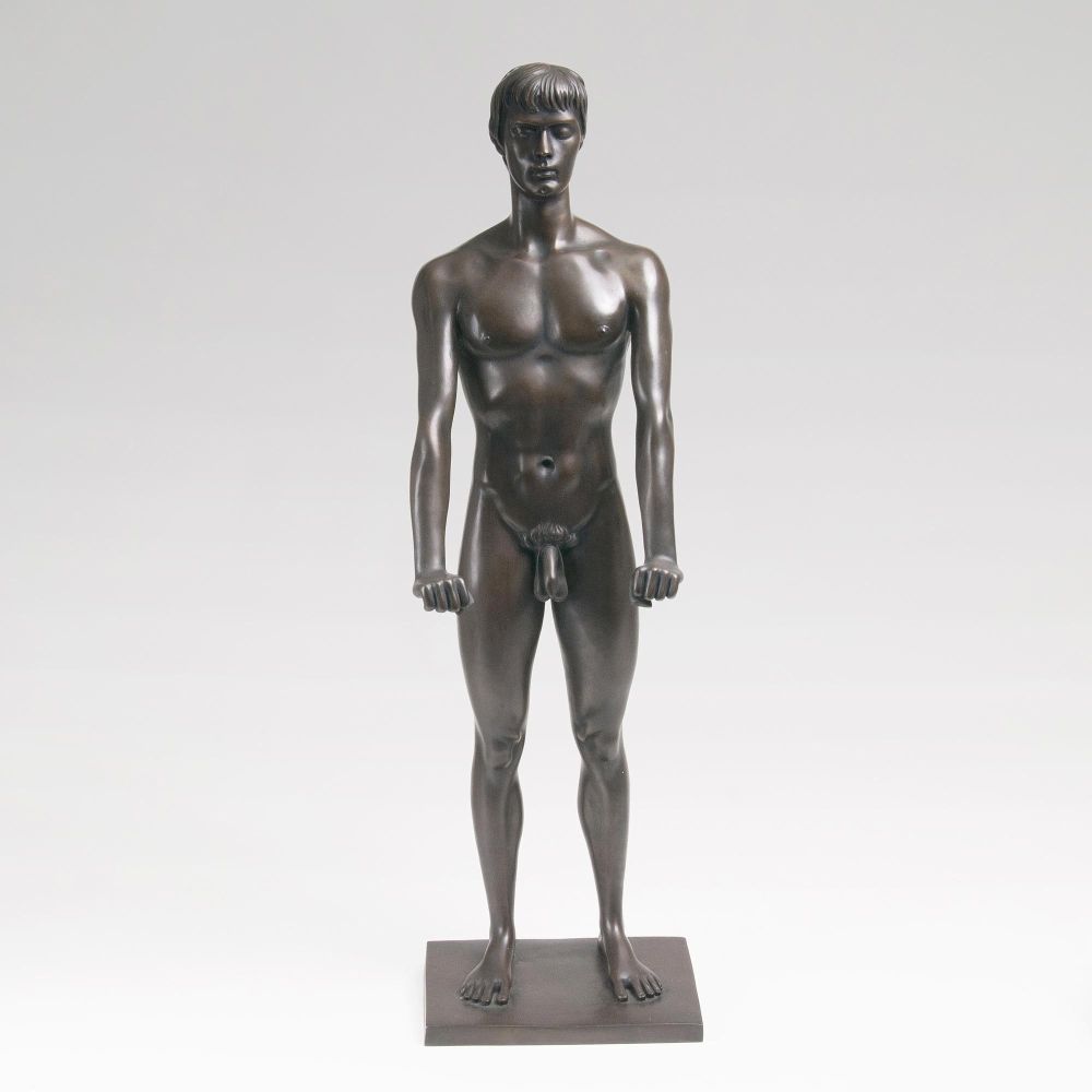A Sculpture 'Standing Nude Youth'