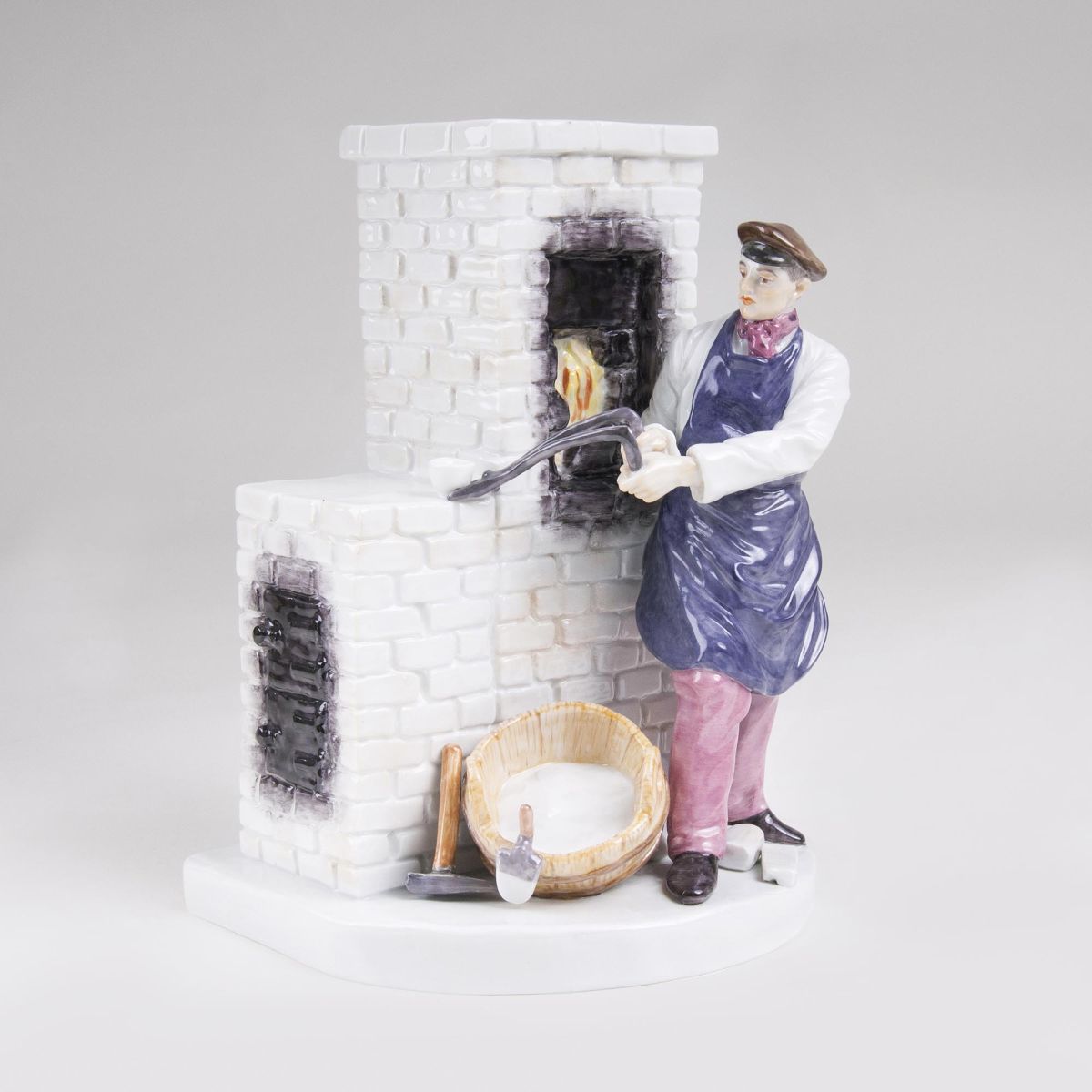 A Figure 'Burner in the Manufacture of Porcelain'