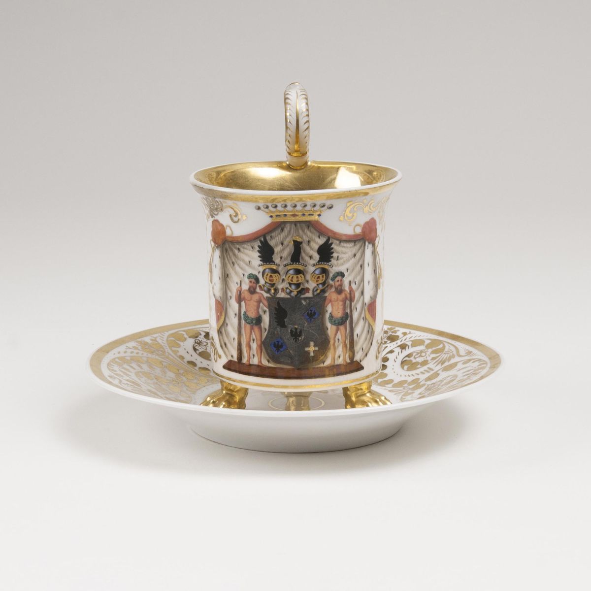 A Berlin Cup with Elaborate Coat of Arms