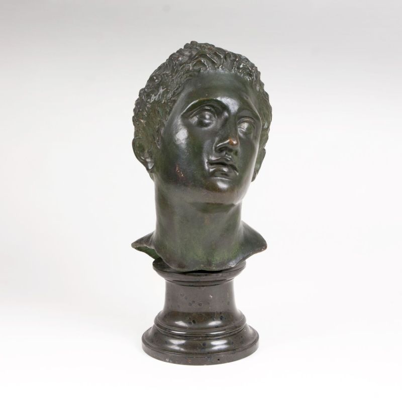 Bronze-Büste 'Alexander der Große als Jüngling'