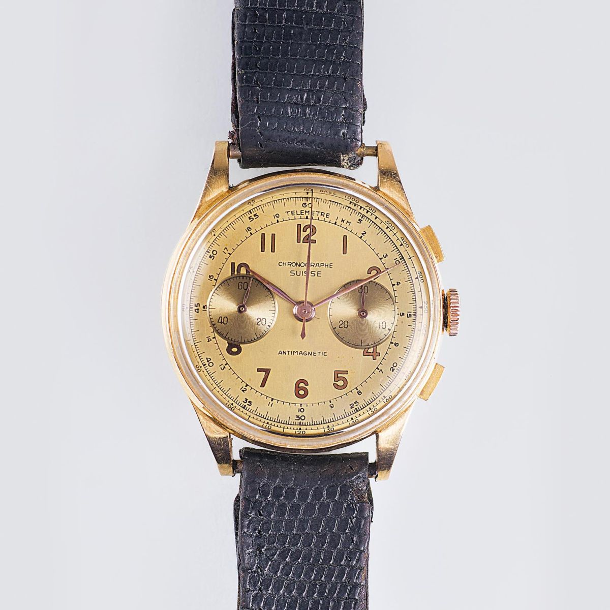 A Vintage Gentlemen's Watch 'Chronographe Suisse'