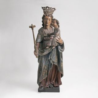 Skulptur 'Maria mit Kind'