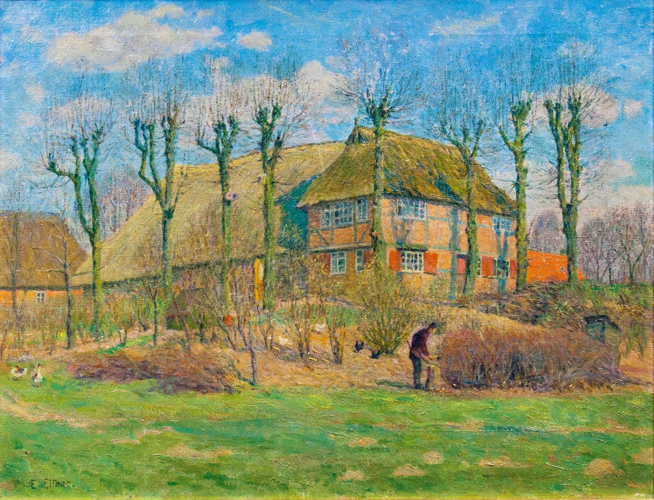 Farm House in early Spring