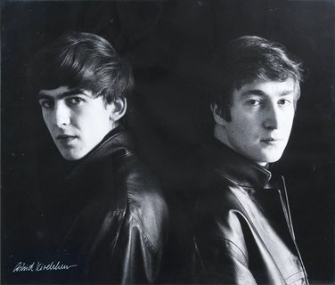 George Harrison und John Lennon