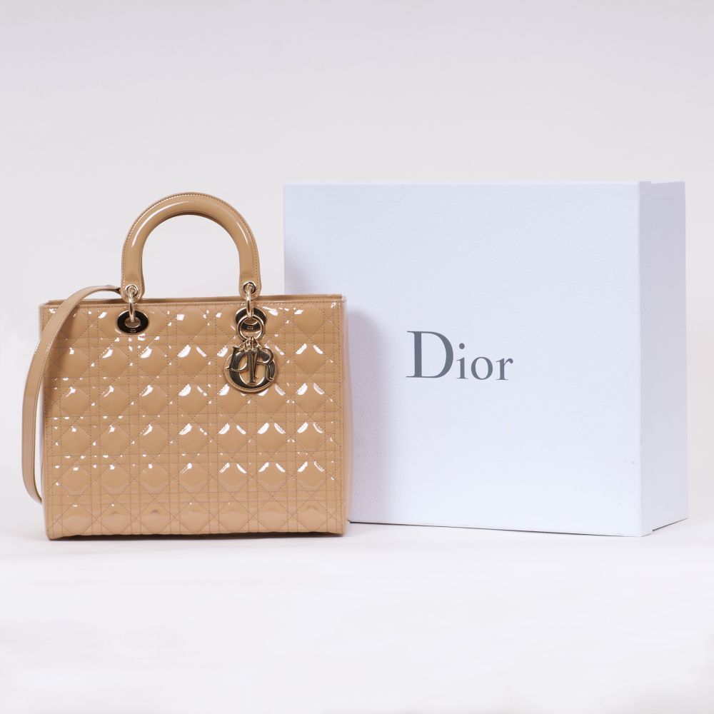A Lady Dior Bag Beige - image 2