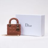 A Lady Dior Bag Brown - image 2