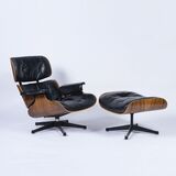 A Lounge Chair with Ottoman - image 1