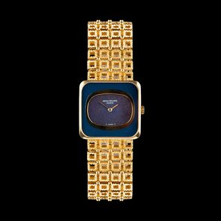 Armbanduhr 'Golden Ellipse Grey Dial' mit Gold-Armband