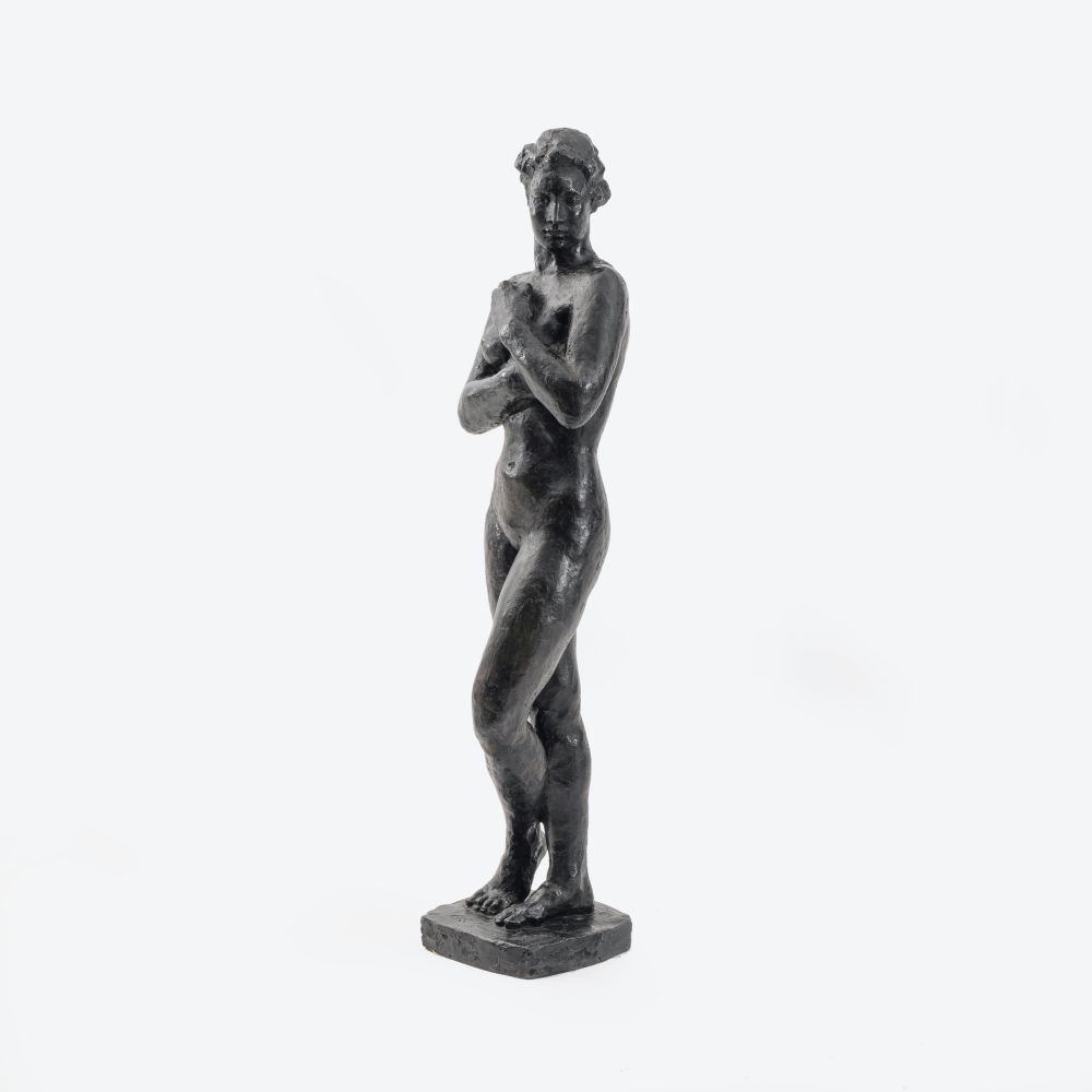 Standing Female Nude with Crossed Leg - image 2