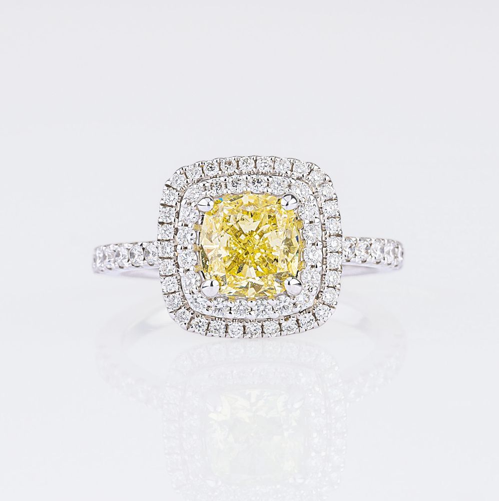 A Fancy Diamond Ring