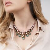 A highcarat, colourful Precious Stones Necklace 'Fiori Umbri' - image 3