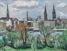 "Frühling an der Alster"