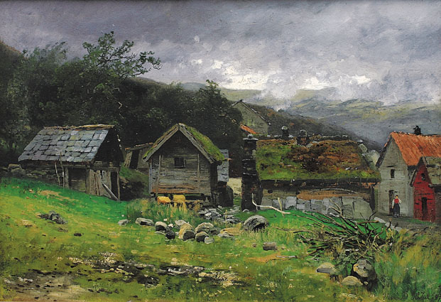 Norwegisches Dorf
