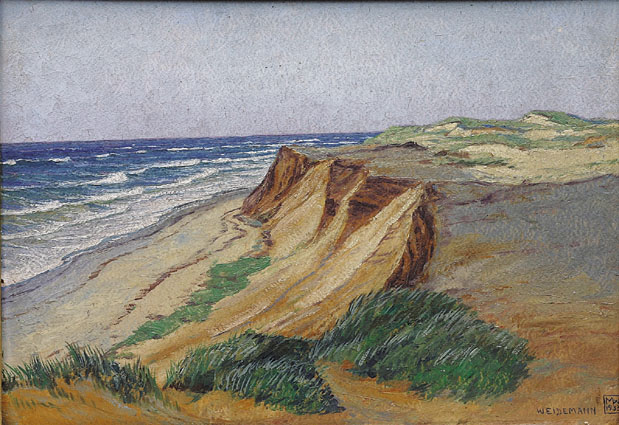"A view of the 'Red Cliff' near Kampen/Sylt"